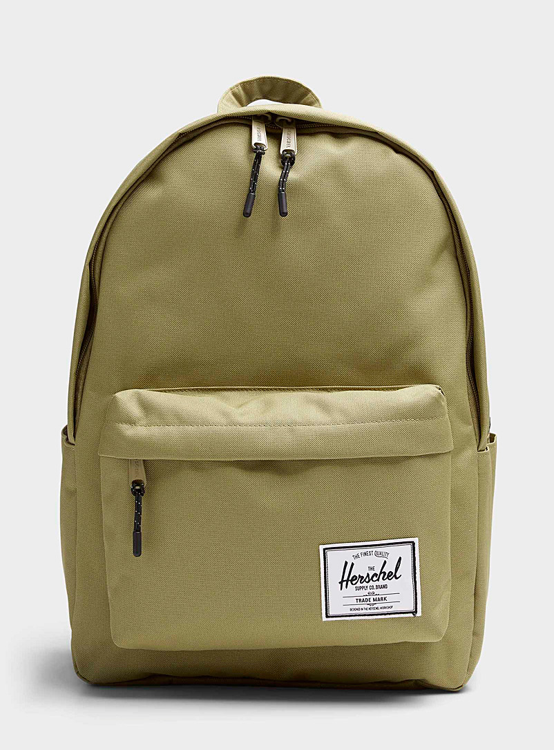 Herschel Green Seasonal colours Classic oversized backpack for men