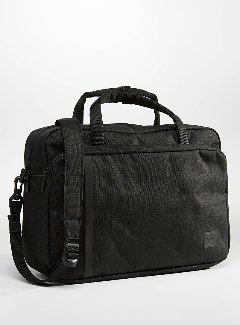Herschel Black Gibson Tech briefcase for men