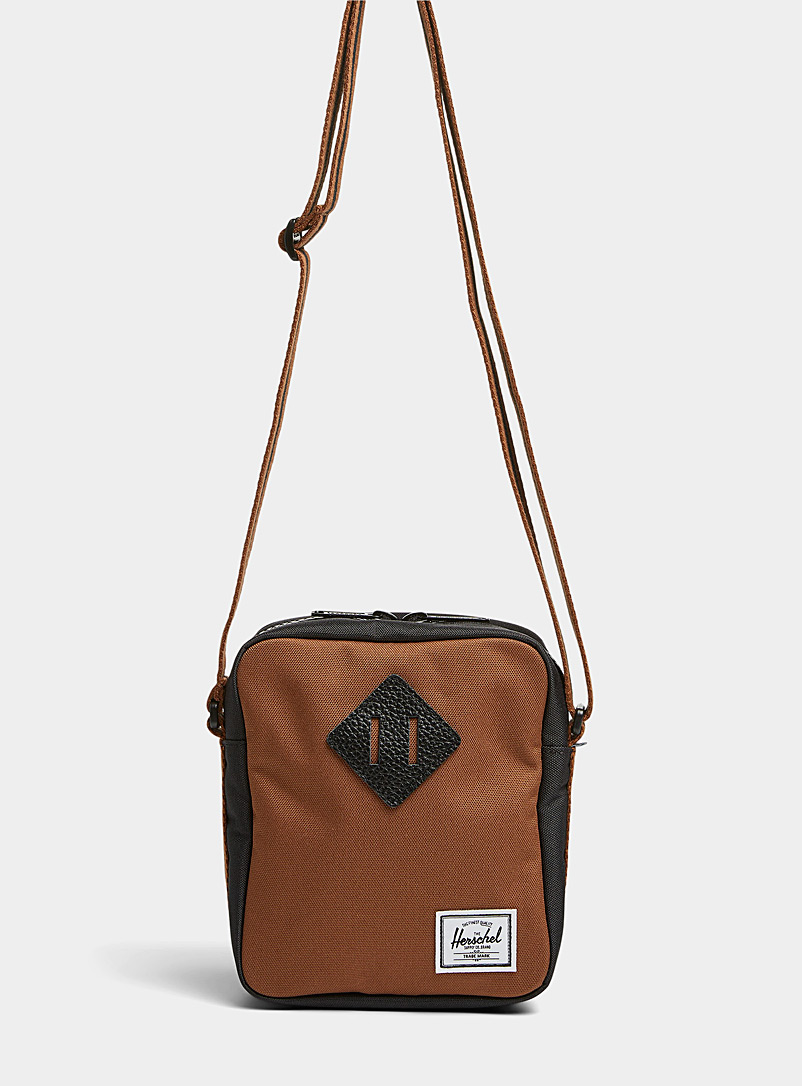 Herschel Brown Heritage shoulder bag for men