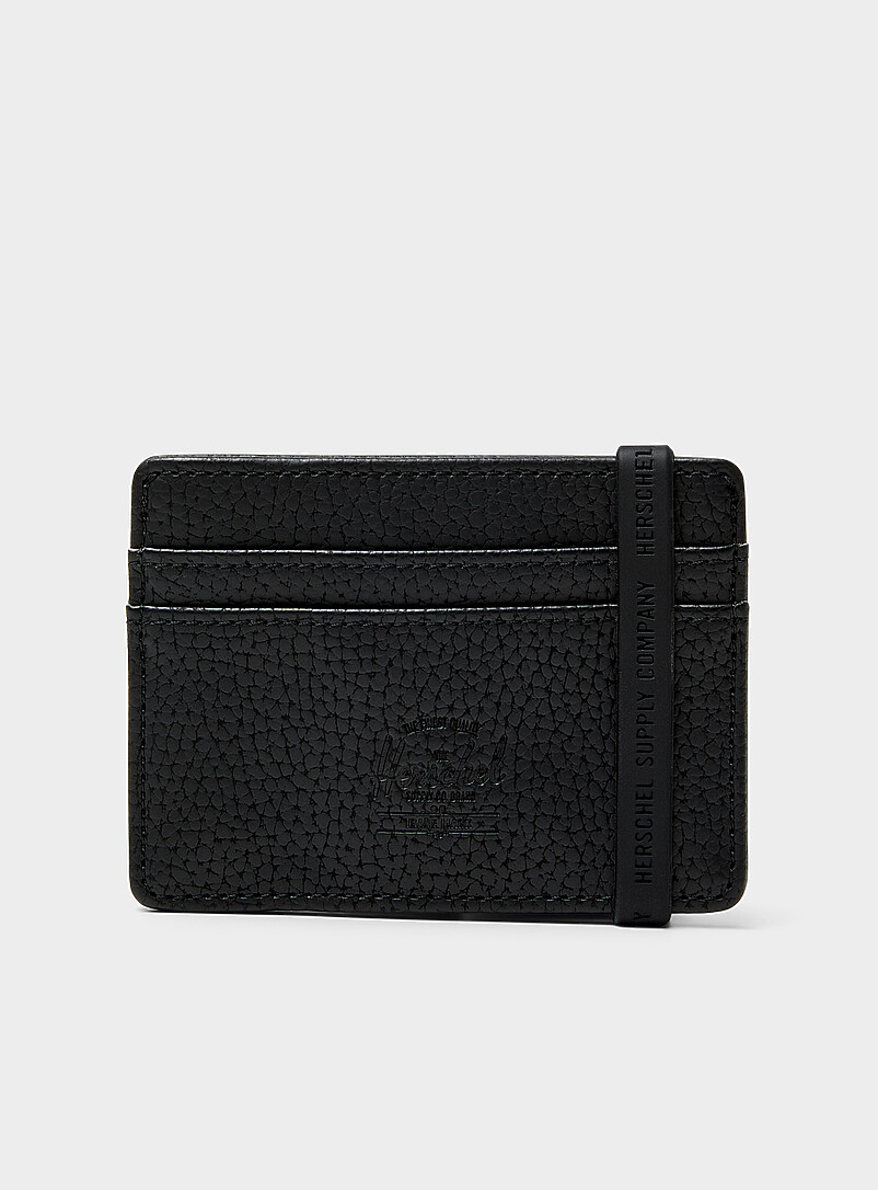 Faux-leather card holder product image (primary)