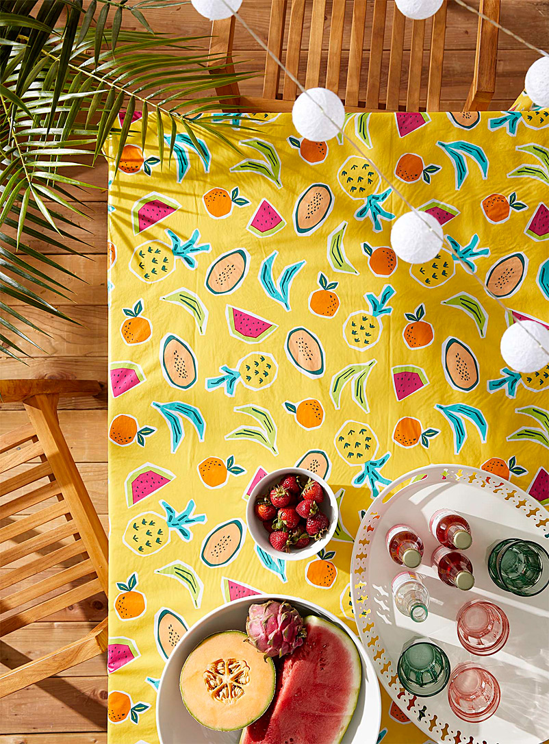 Simons Maison Assorted Fruity tango vinyl tablecloth