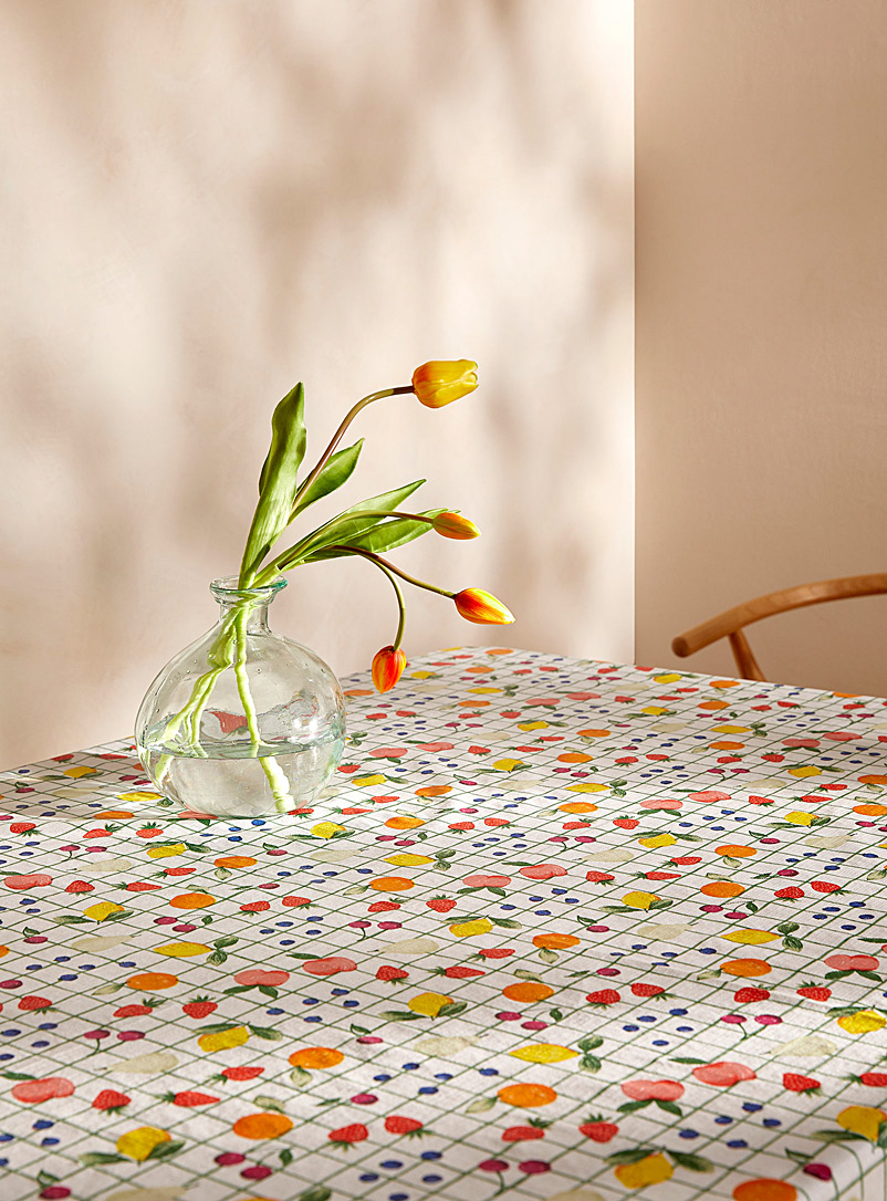 Simons Maison Assorted Colourful fruit vinyl tablecloth