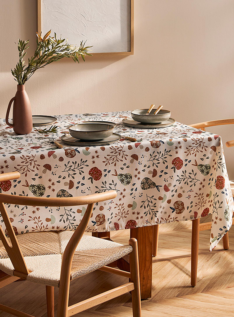 Simons Maison Assorted Flowering orchard recycled polyester tablecloth