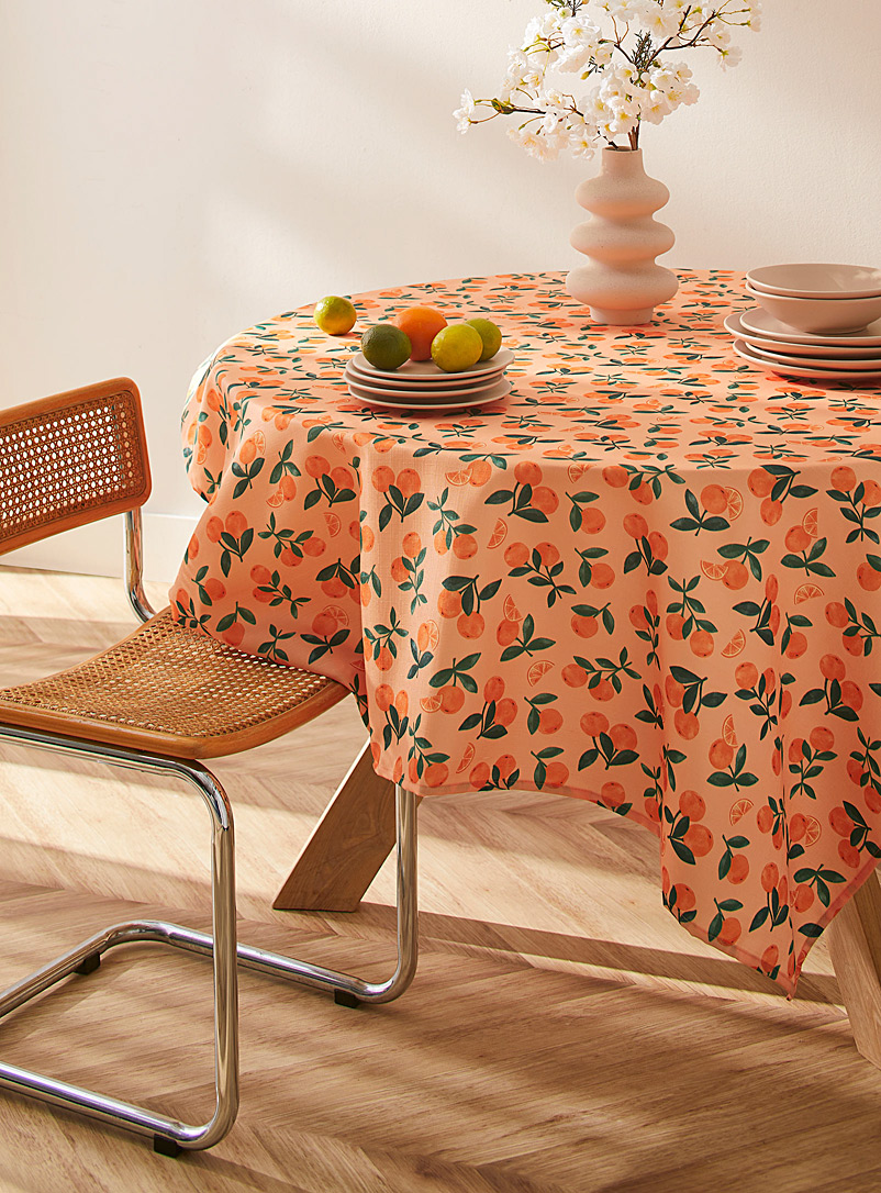 Simons Maison Patterned Orange Fresh oranges tablecloth