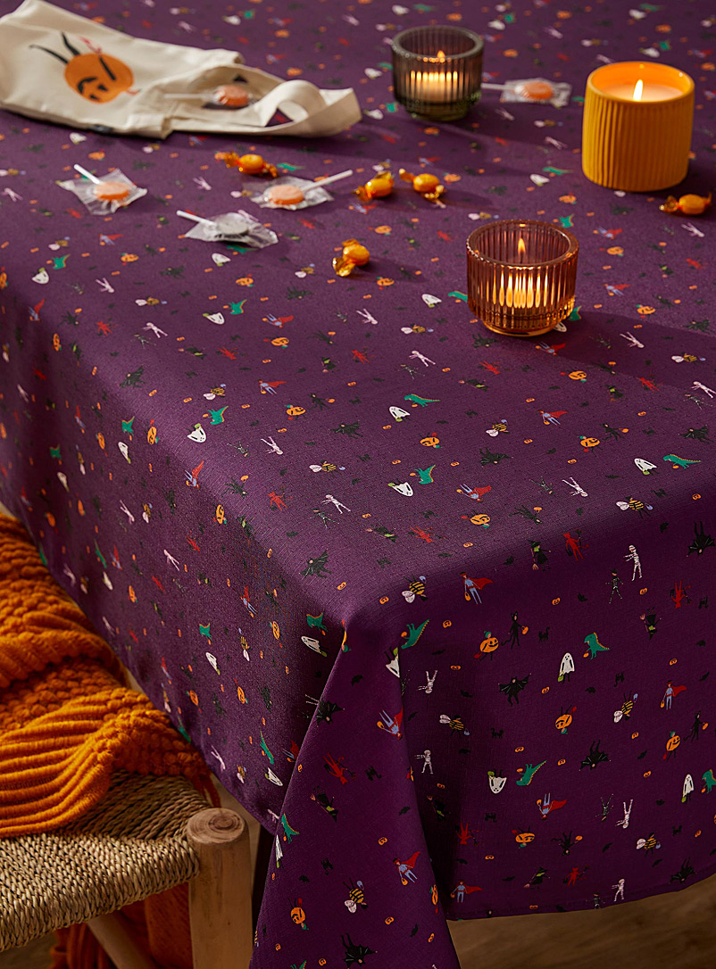 Trick or treat recycled polyester tablecloth | Simons Maison