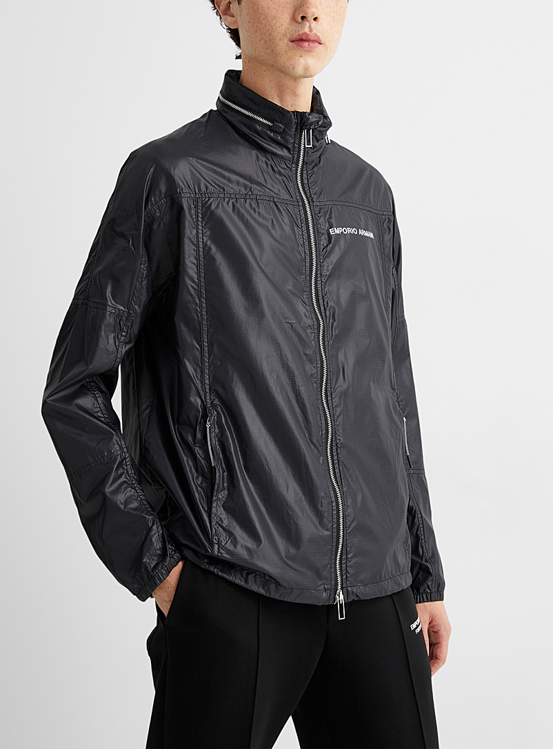 Lightweight ripstop fabric windbreaker | Emporio Armani | Shop Emporio ...