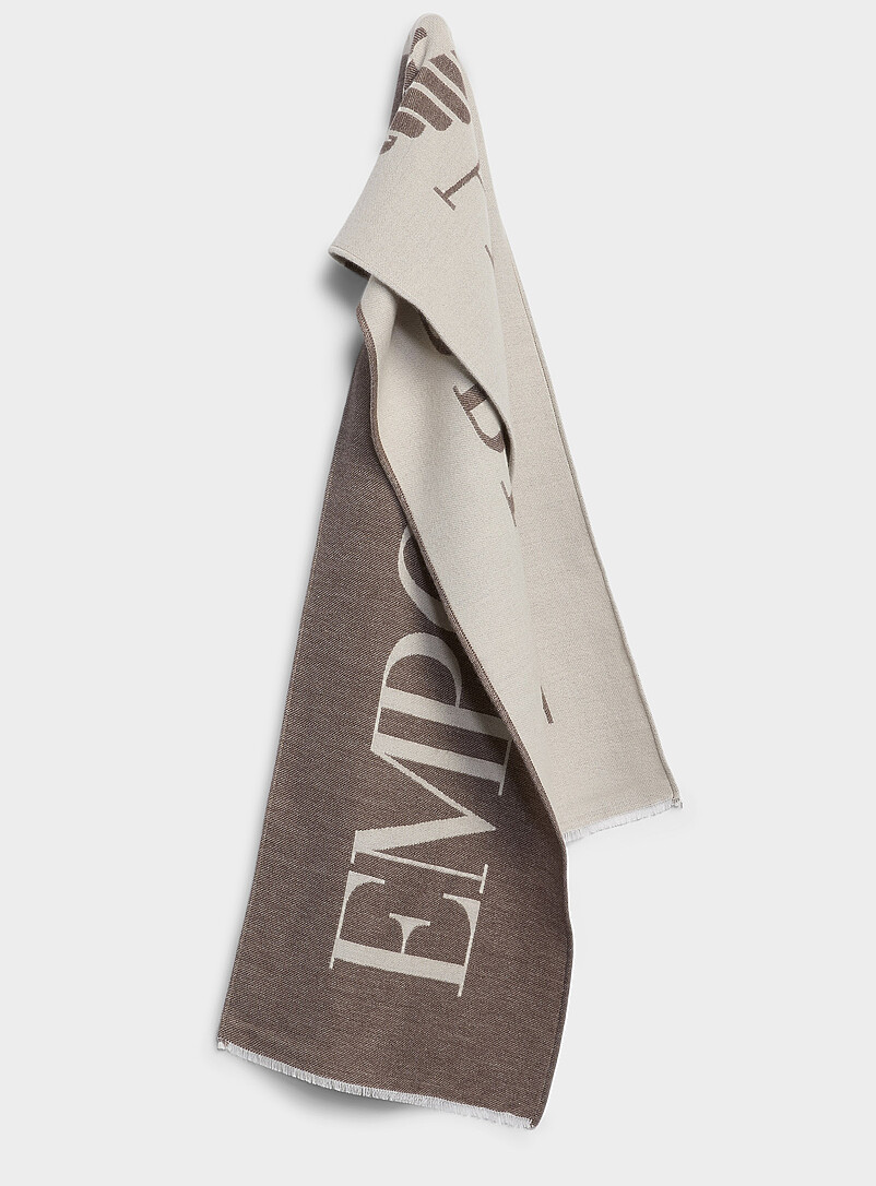 Jacquard signature scarf | Emporio Armani | | Simons