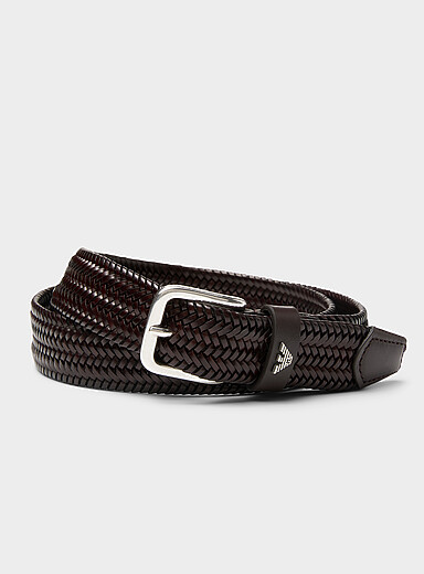 La ceinture en cuir tress&eacute;