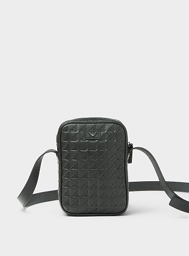 Le sac cam&eacute;ra cuir logo emboss&eacute;