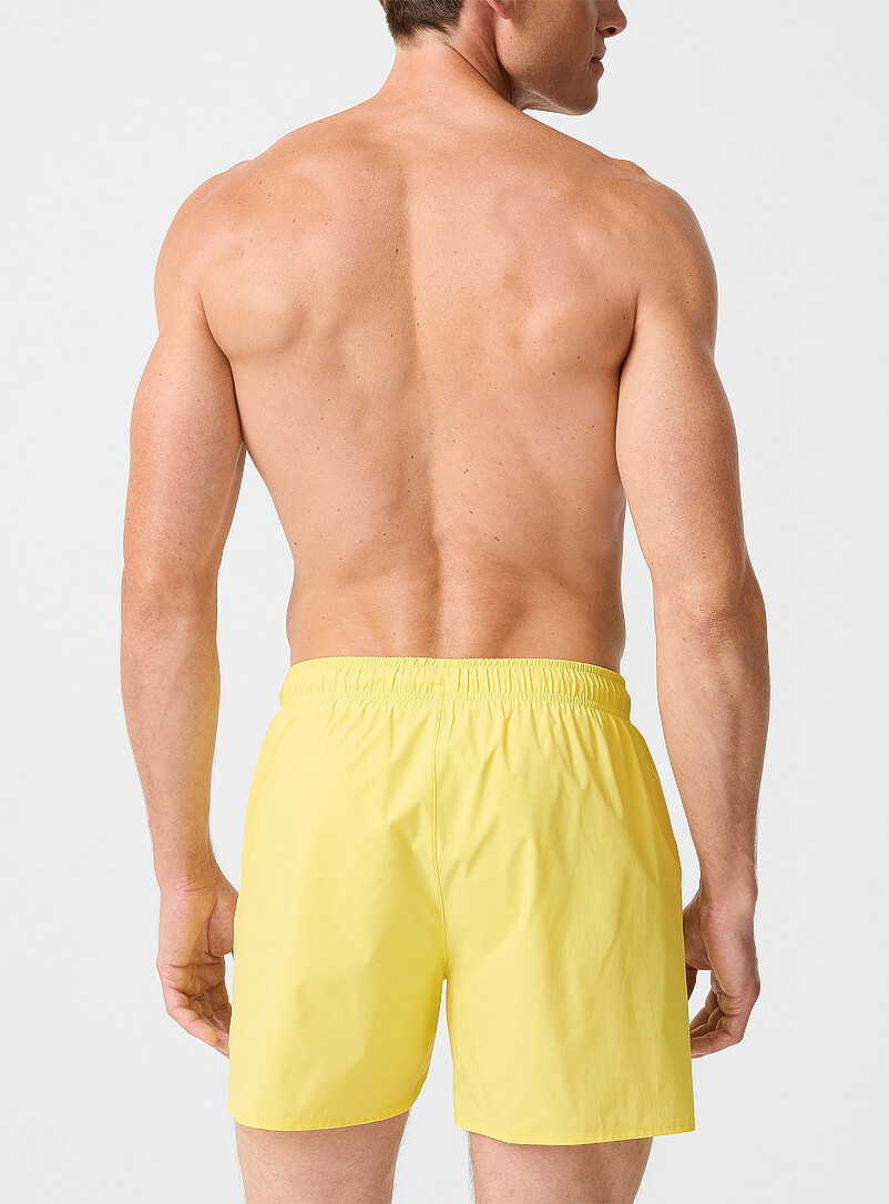 Logo patch plain swim trunks product image 2