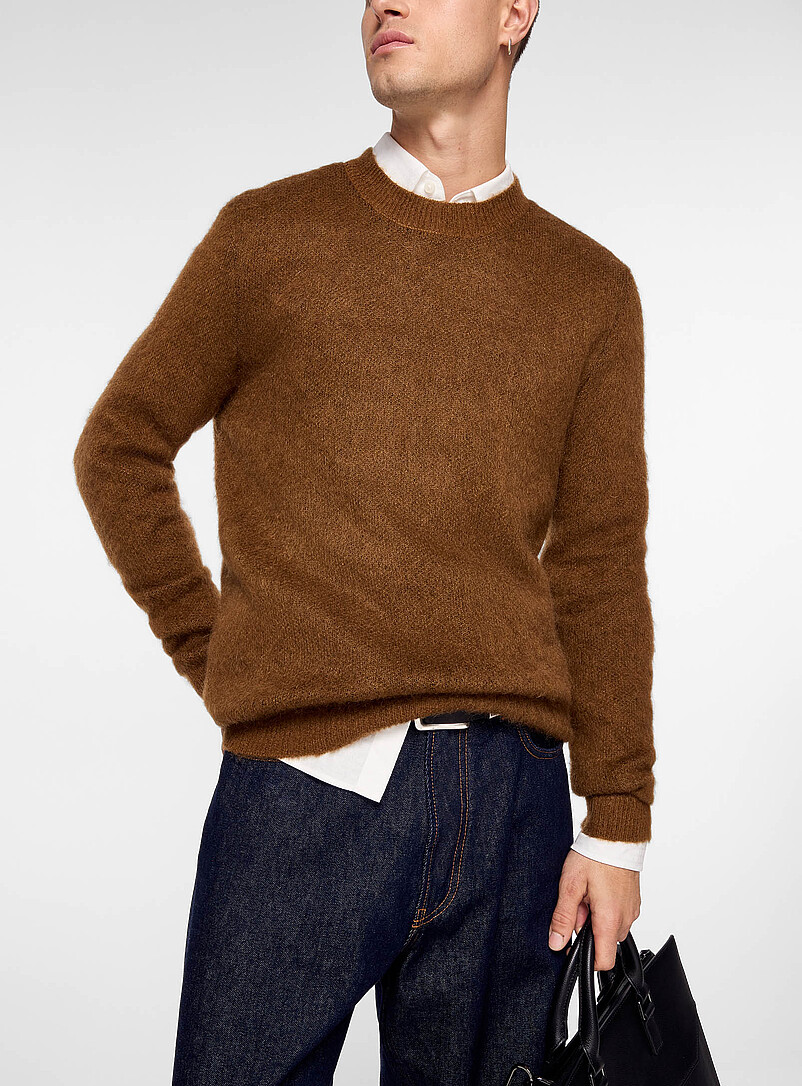 Touch of mohair fuzzy sweater product image (primary)