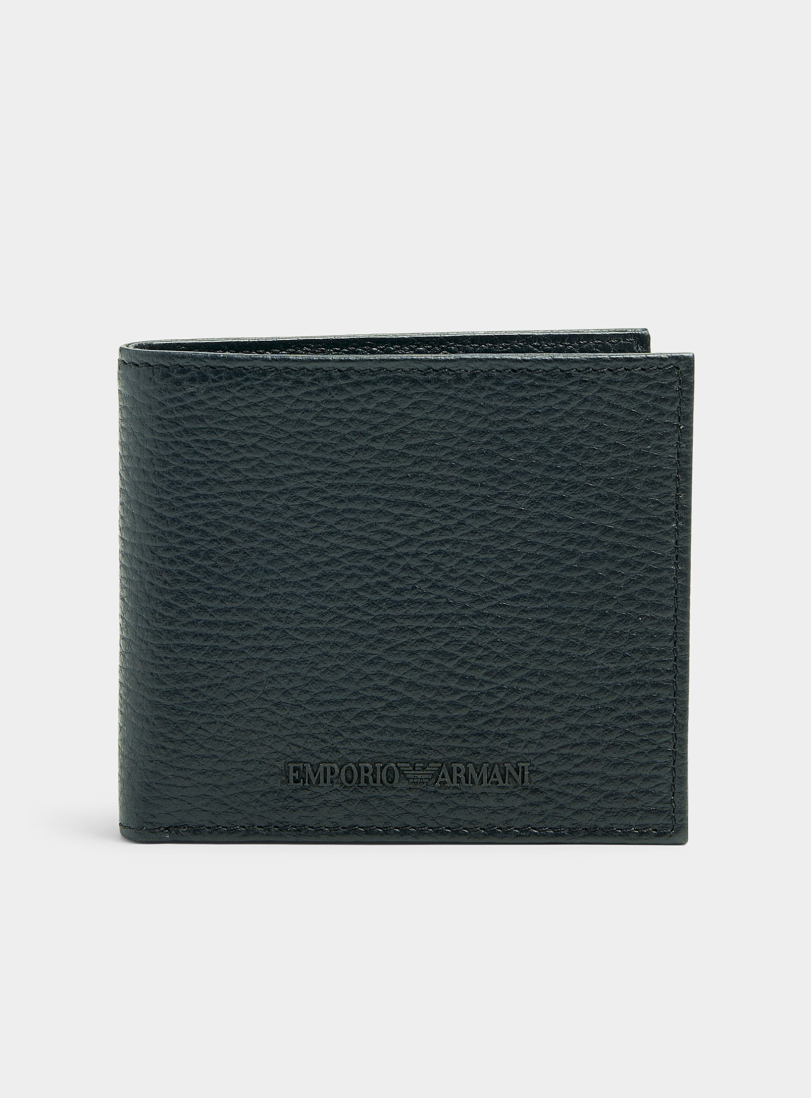 Emporio Armani - Men's Grained leather wallet