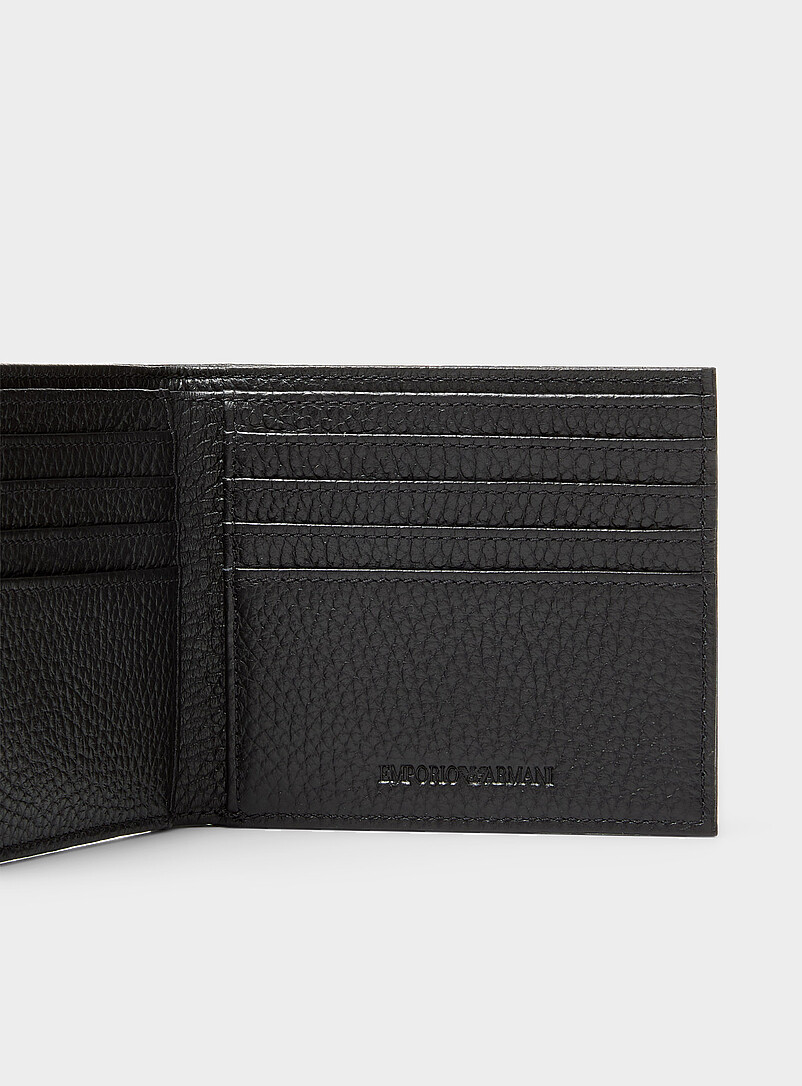 Grained leather wallet product image 2