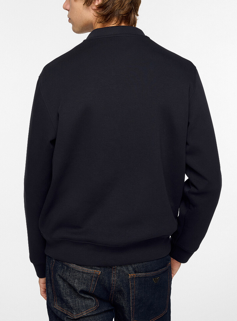 Appliqué logo double-knit sweatshirt product image 3