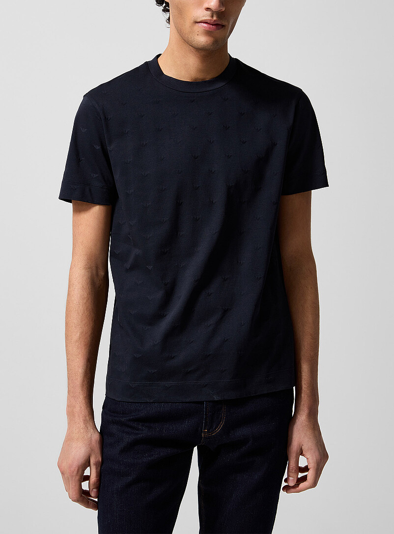Tone-On-Tone Mini-Logos T-Shirt