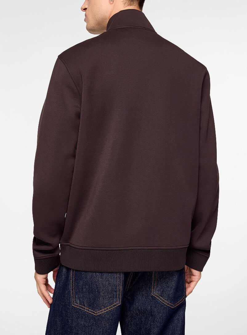Logo plaque zip jacket product image 3