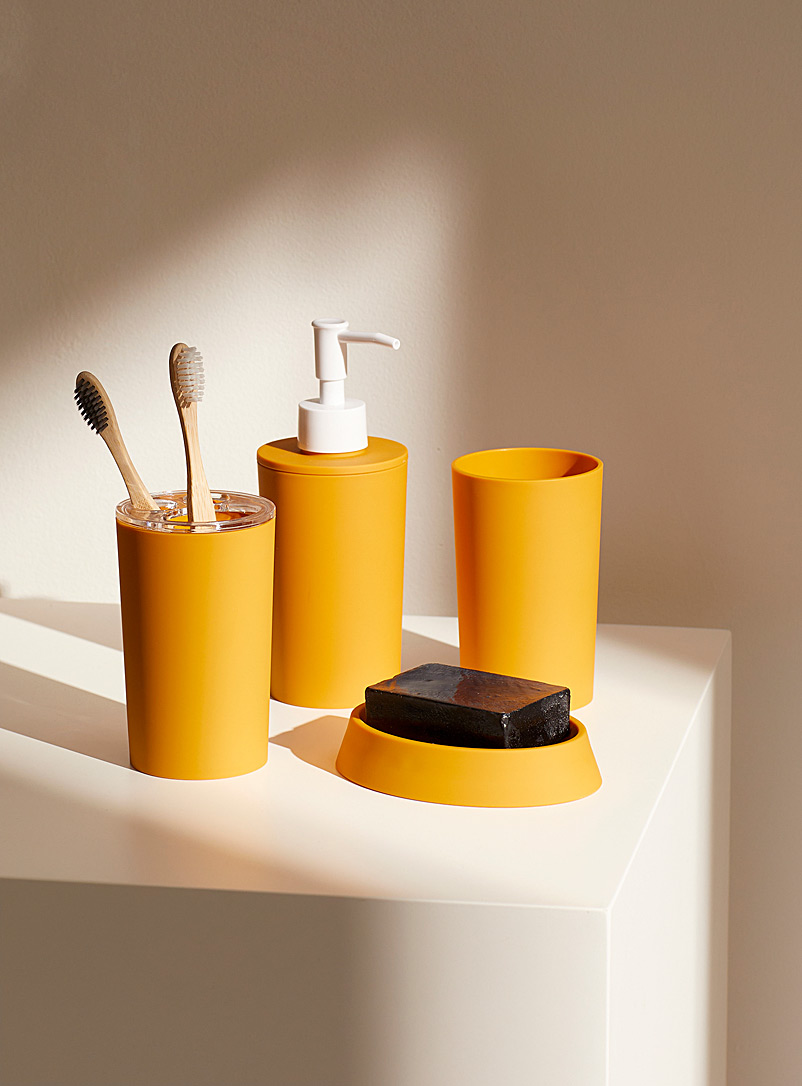 Simons Maison: Les accessoires ocre minimaliste Jaune foncé