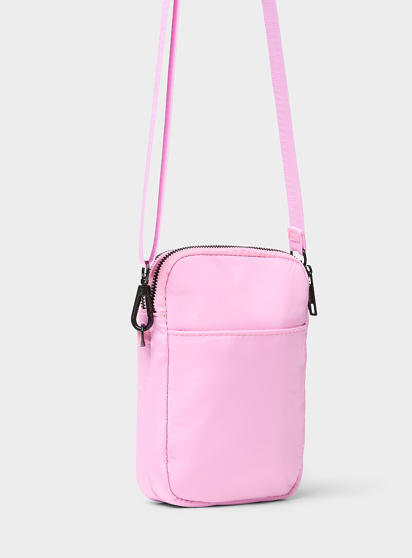Simons: La pochette pour t&eacute;l&eacute;phone polyester recycl&eacute; Rose pour femme