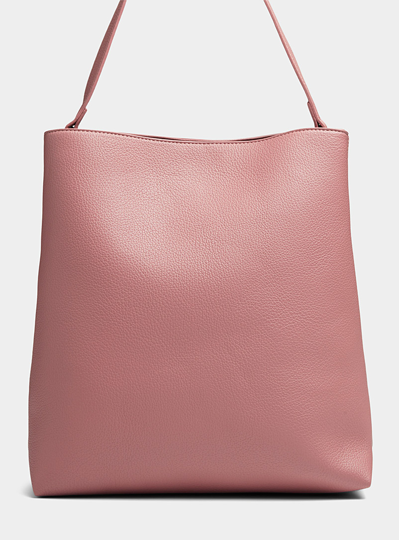 Simons Pink Large recycled tote for women