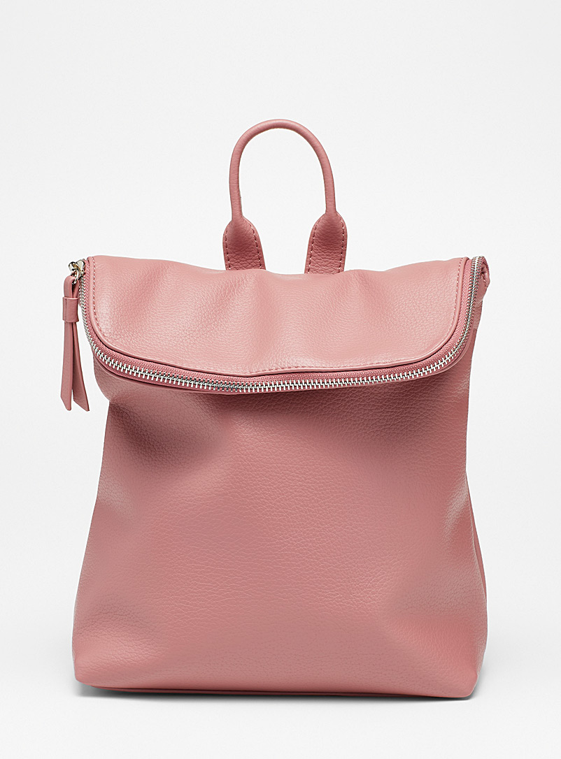 Simons Black Soft recycled backpack for women