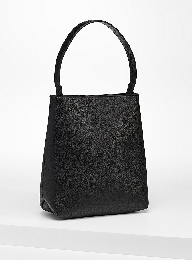 Simons Black Small recycled tote for women