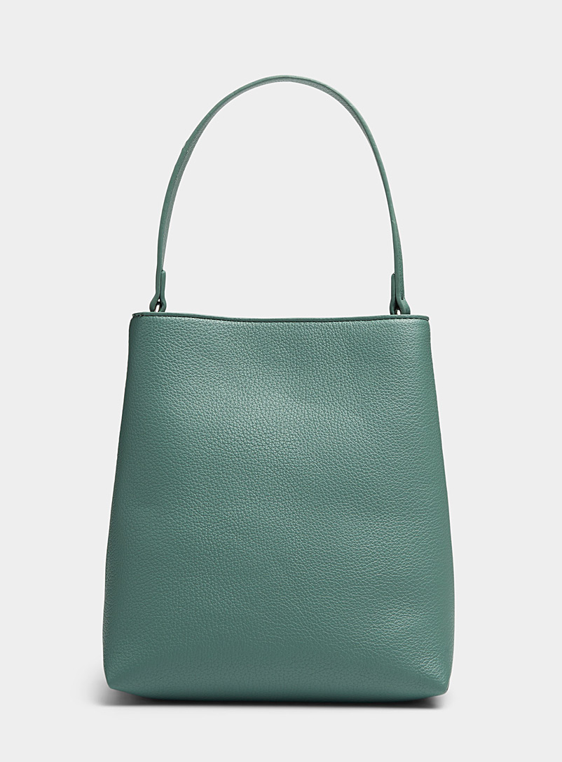 Simons Kelly Green Small recycled tote for women