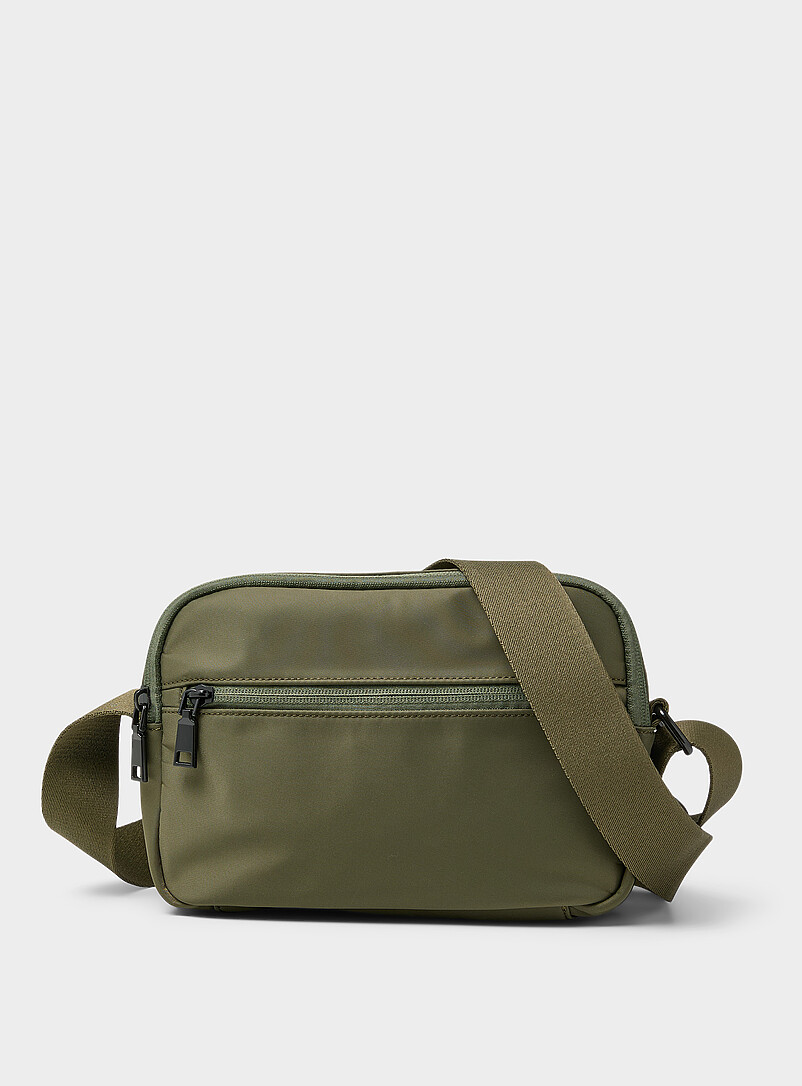 Simons: Le sac cam&eacute;ra toile luxe Noir pour femme