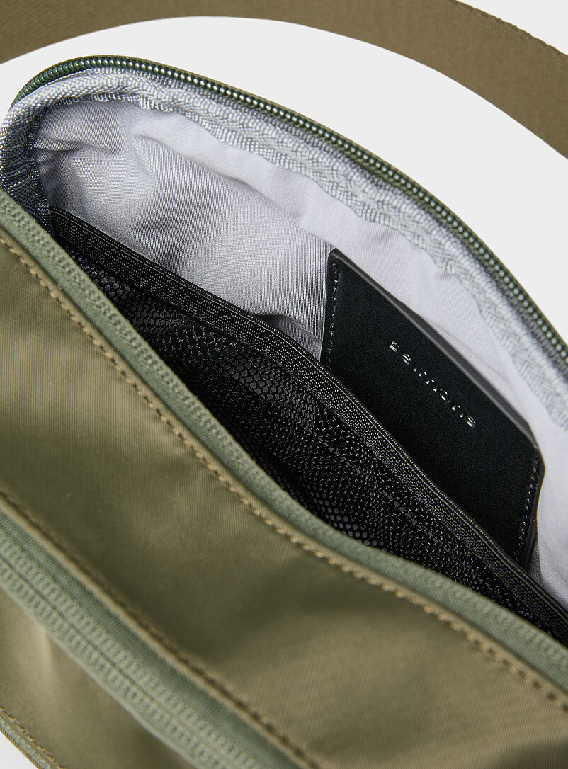 Simons: Le sac cam&eacute;ra toile luxe Noir pour femme