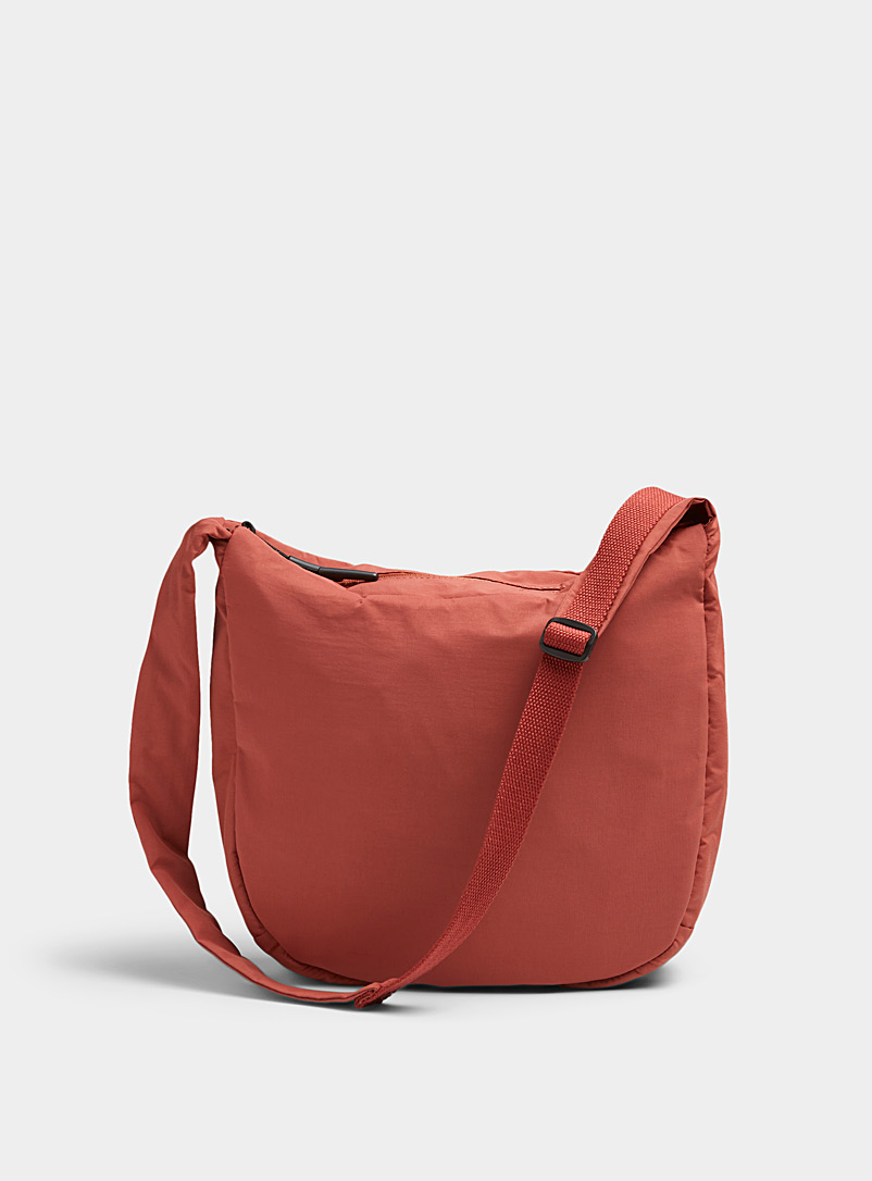 Simons Orange Recycled shoulder bag for women