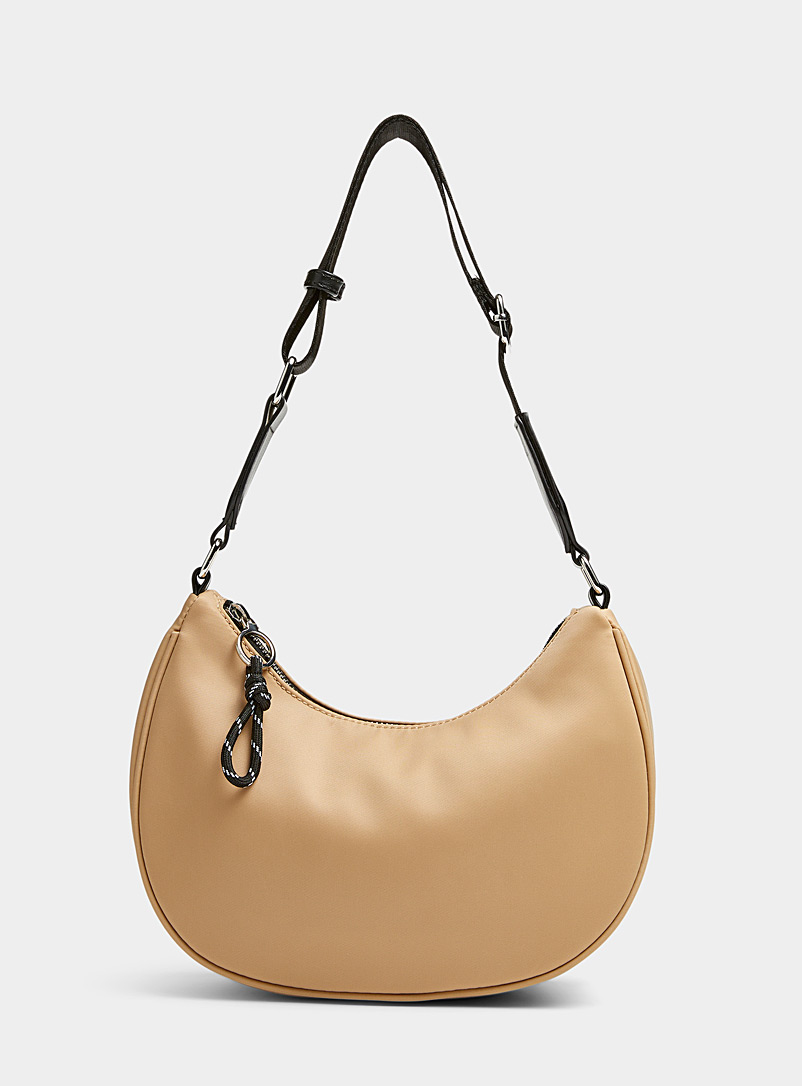 Simons Sand Rounded recycled bag for women