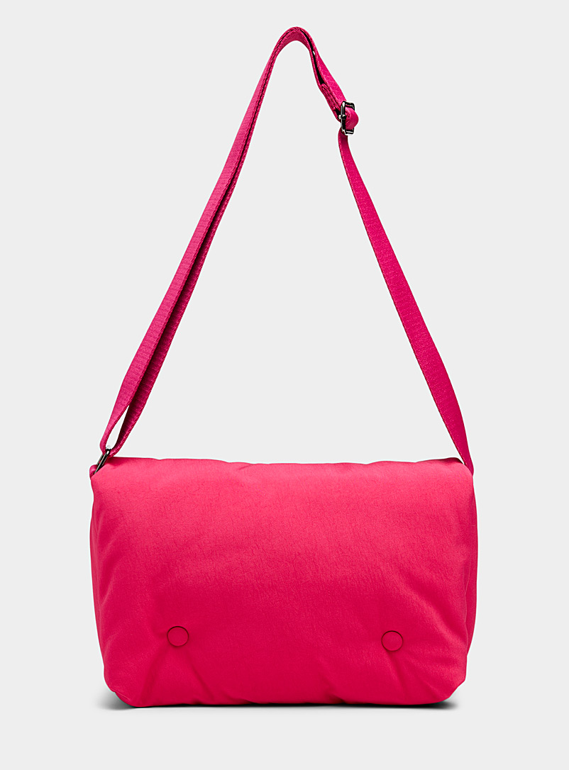 Simons Medium Pink Puffy messenger bag for women