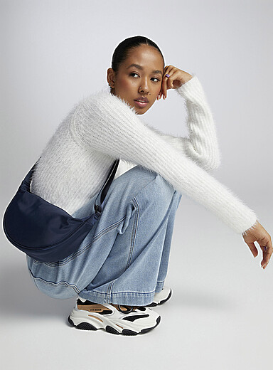 Half-moon crossbody bag