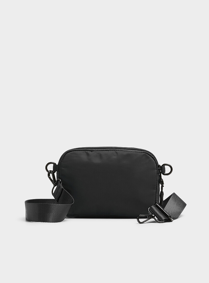 Shiny Zipped Crossbody Bag
