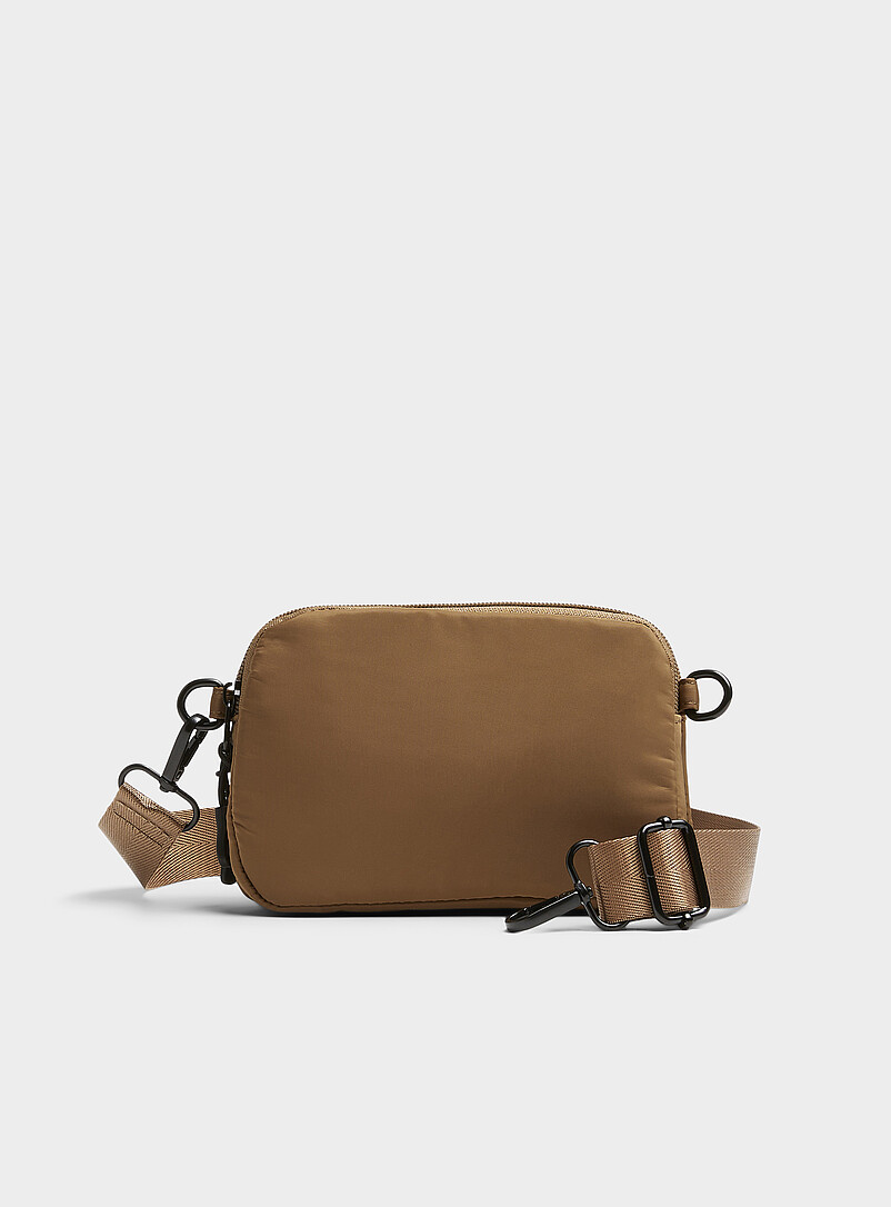Shiny Zipped Crossbody Bag