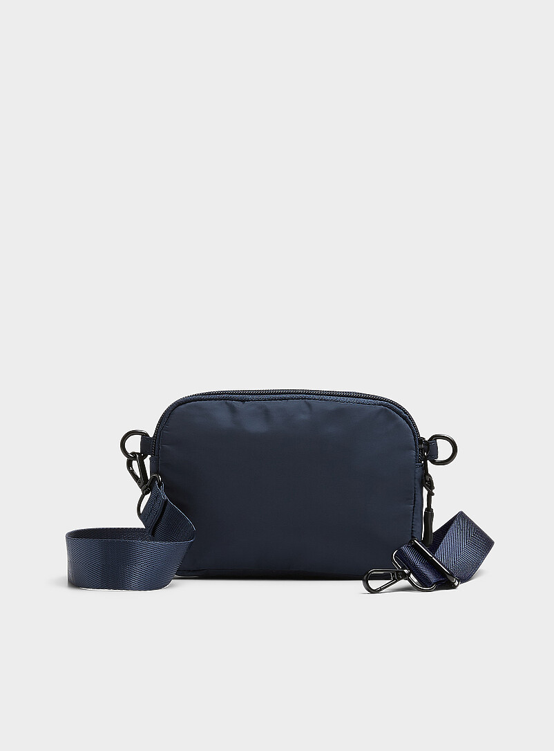 Shiny zipped crossbody bag product image (primary)