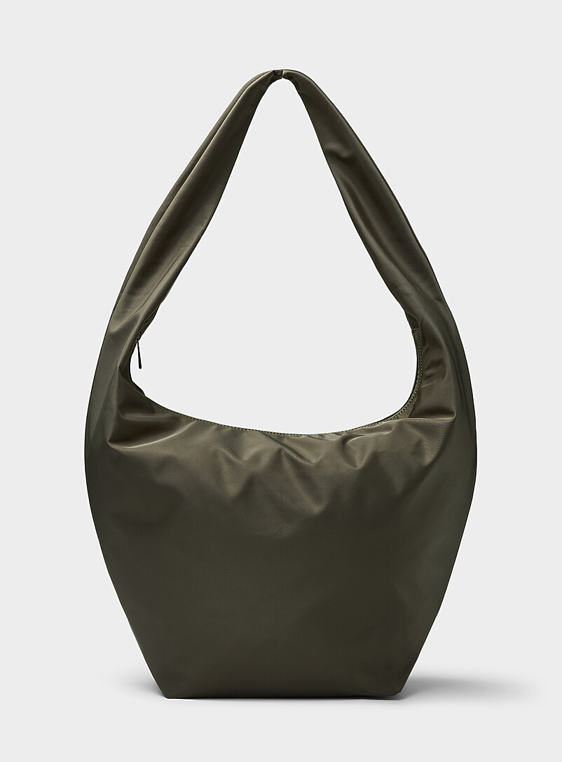 Supple deluxe-fabric hobo bag product image (primary)