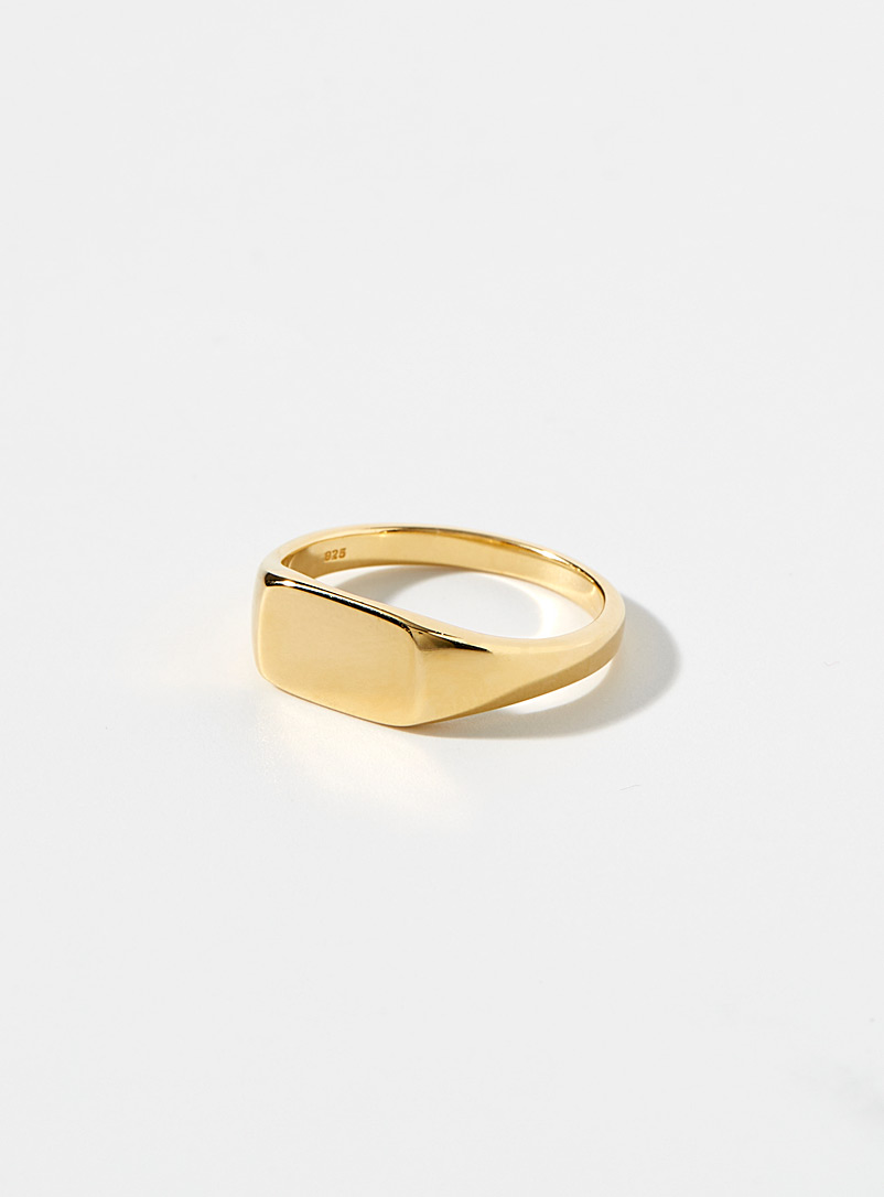 Miansai Gold Arden ring for men