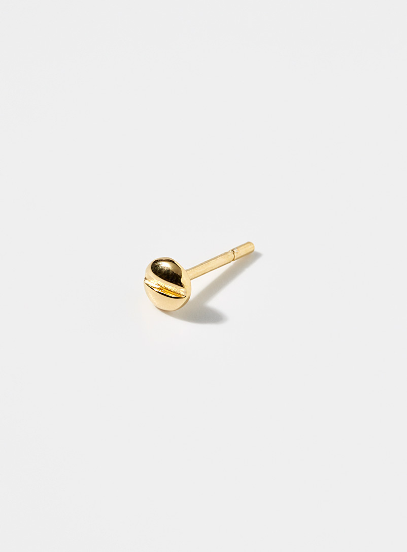 Miansai Gold Golden screw earring for men