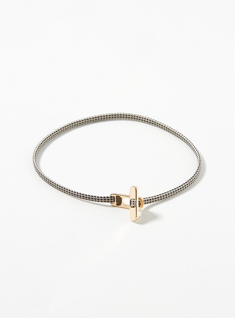Miansai Assorted Gold clasp cord bracelet for men