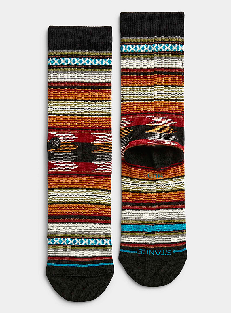 Stance Assorted Nordic stripe sock for men