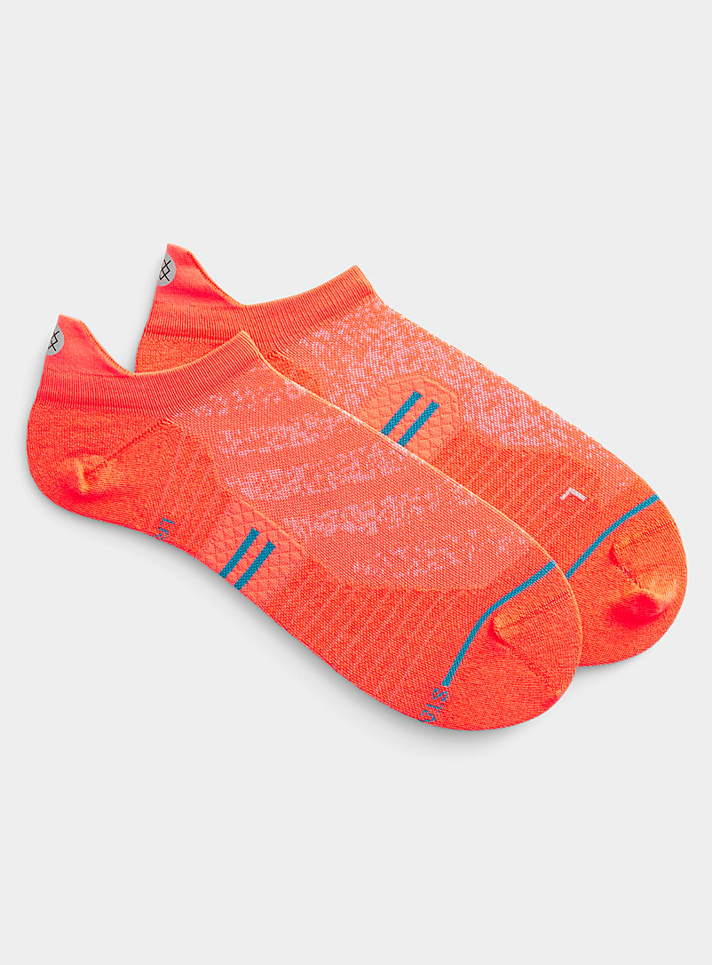 Stance Orange Neon tab ped sock for men