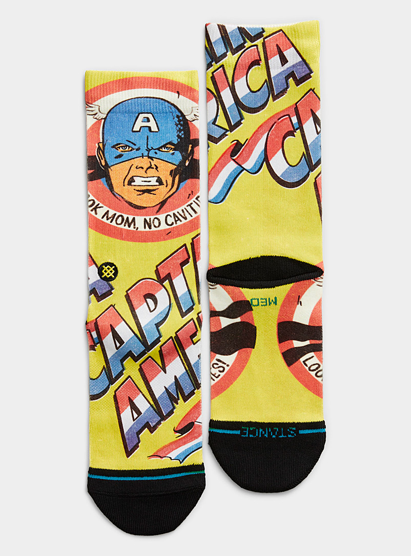 Captain America sock, Stance, Men's Socks Online, Le 31