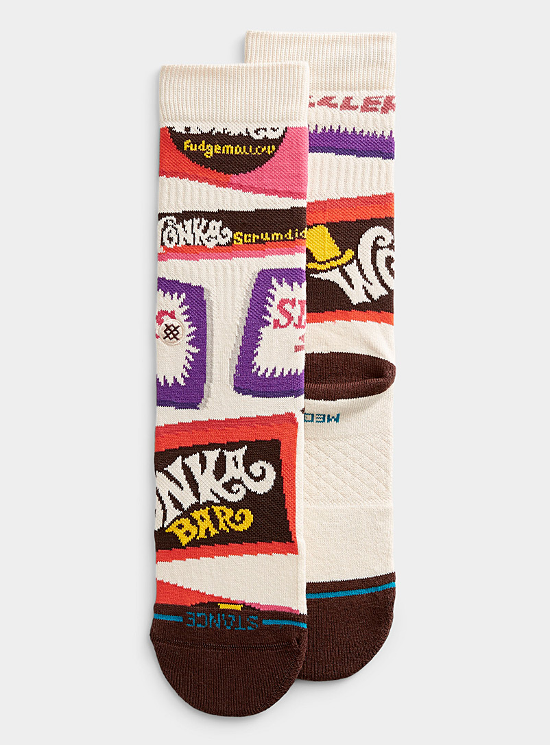 Stance Brown Willy Wonka sock for men