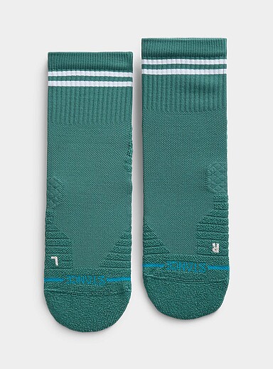 La chaussette de golf rayures athl&eacute;tiques