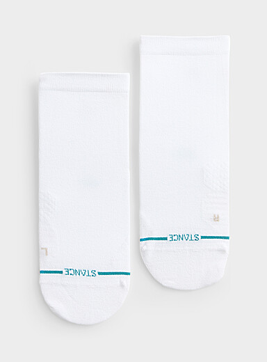 La chaussette de course blanche ultral&eacute;g&egrave;re
