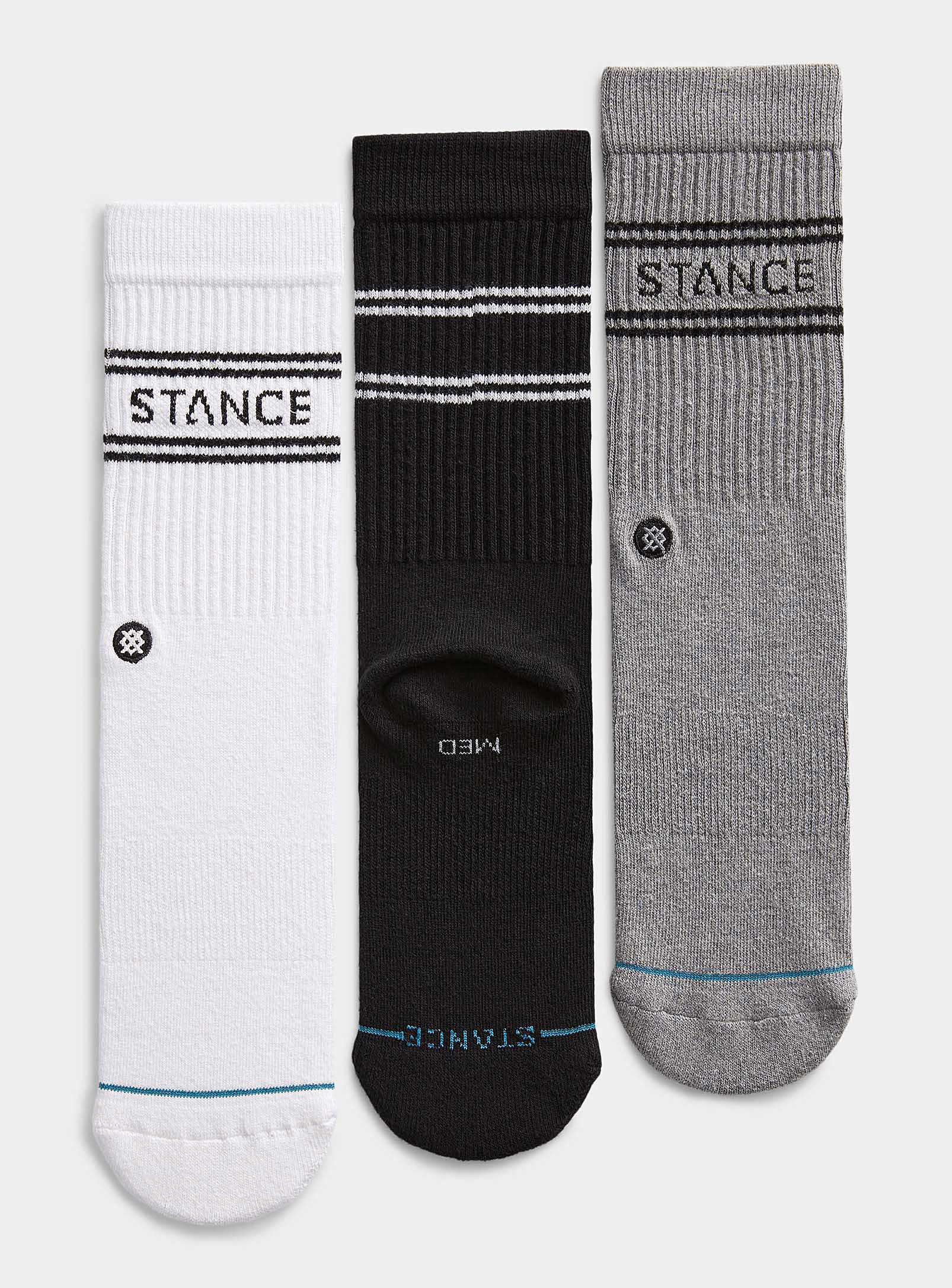 Stance Basic White 3 Pack Crew Socks