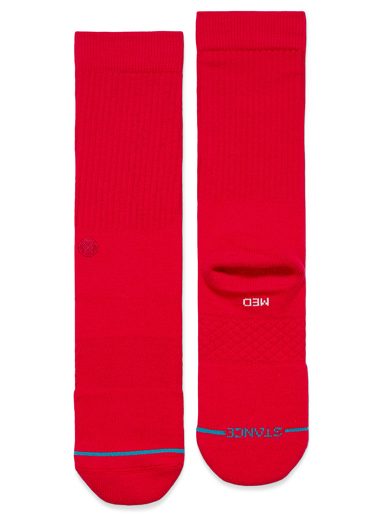 Stance Ribbed Icon Crew Socks In Red