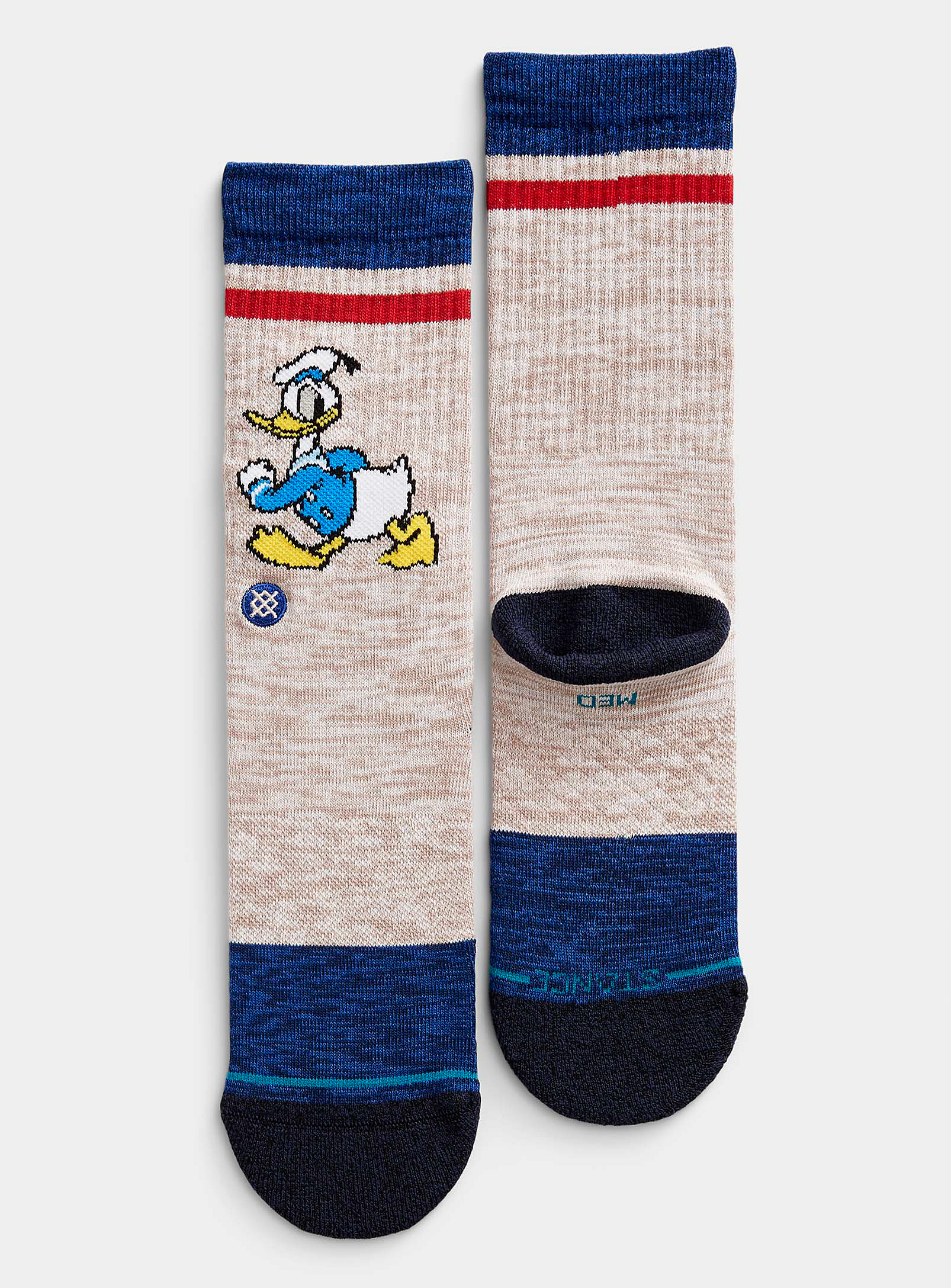 Stance Disney Character Sock In Patterned Blue