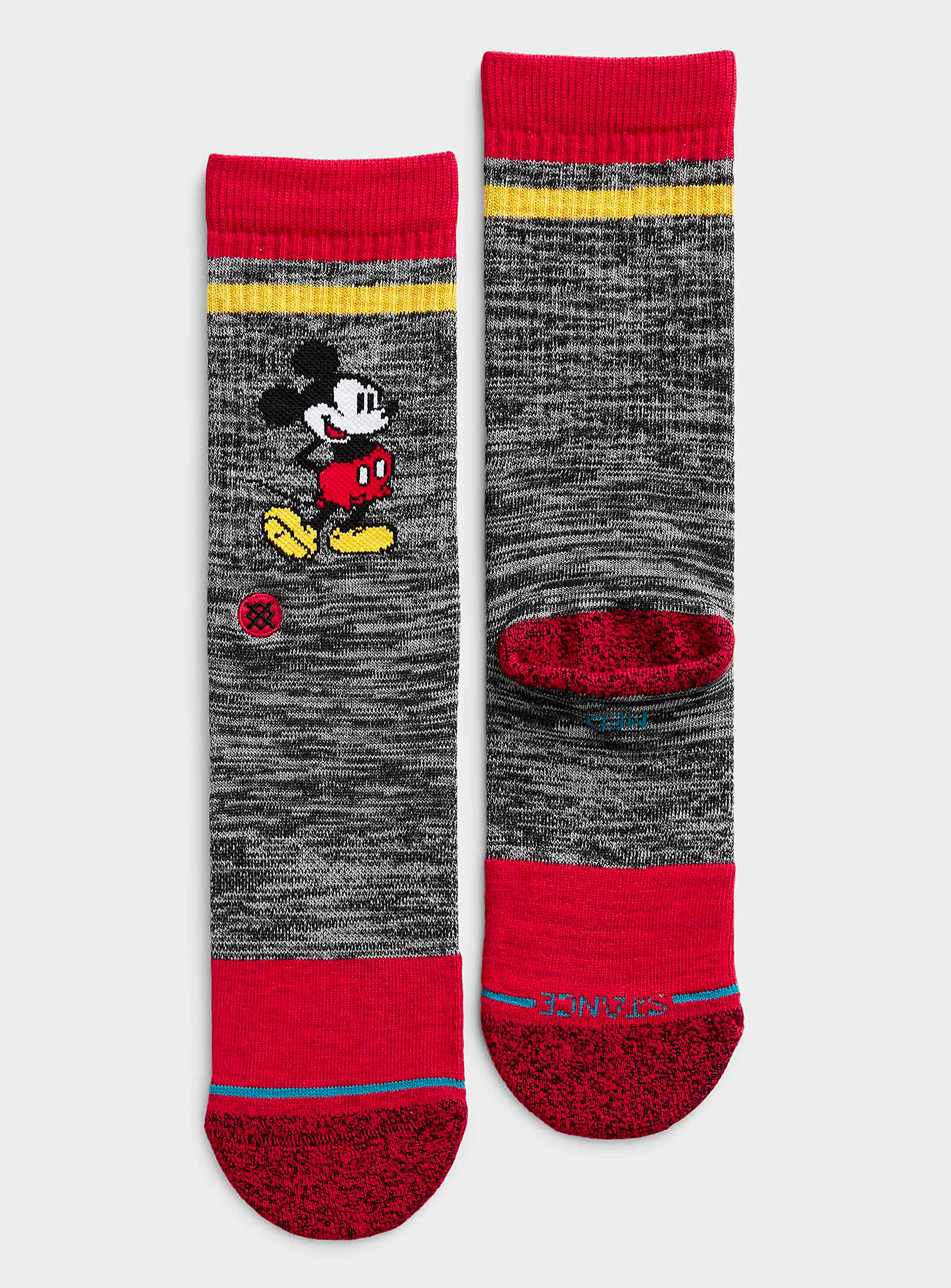 Stance Disney Character Sock In Patterned Red