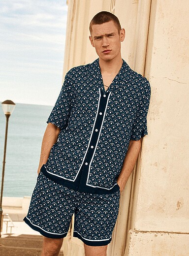 La chemise cabana mosa&iuml;que art d&eacute;co <b>Coupe confort</b>